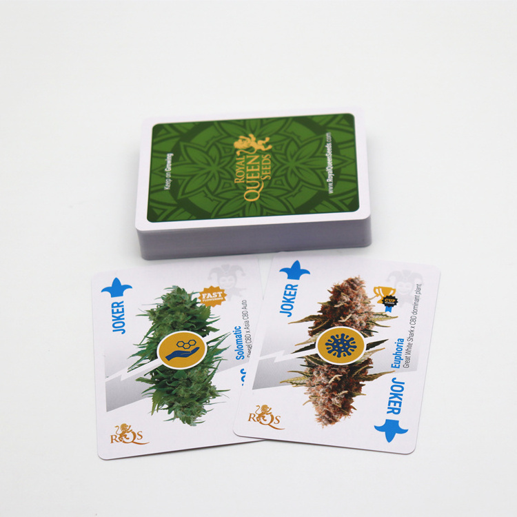 High Quality 300 Gsm Poker Tourist Souvenir Playing Cards Tuck Box