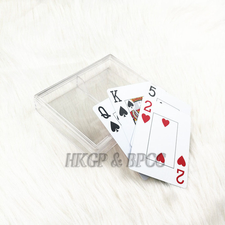 Custom Jumbo Index Plastic Playing Cards