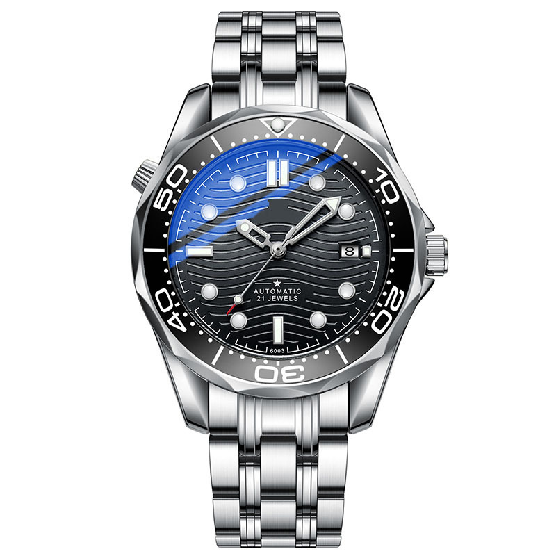 Luxury Diving Watch Factory 42mm 904L Steel Mechanical Movement Sapphire Crystal Glass Fully Functional Diving RELIABLE Watch