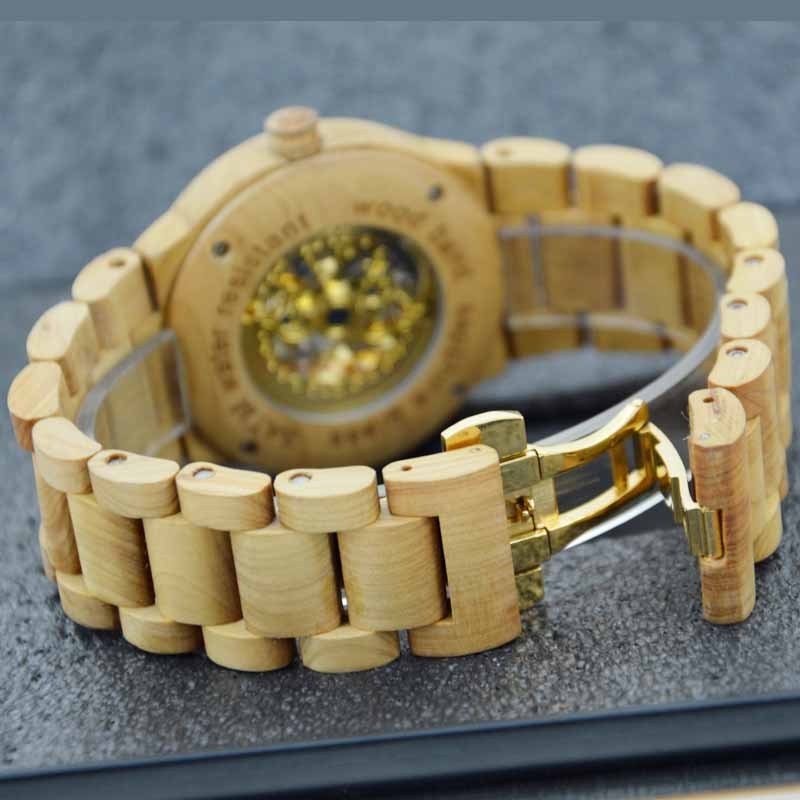 Good Selling high quality Vogue Mechanical wooden regal Watch wood watch