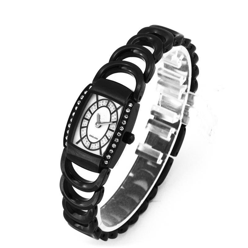 Luxury Square Stainless Steel Ladies Watch Fancy Watches