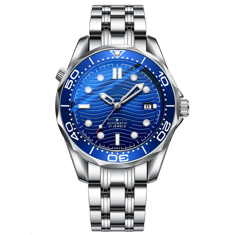 Luxury Diving Watch Factory 42mm 904L Steel Mechanical Movement Sapphire Crystal Glass Fully Functional Diving RELIABLE Watch