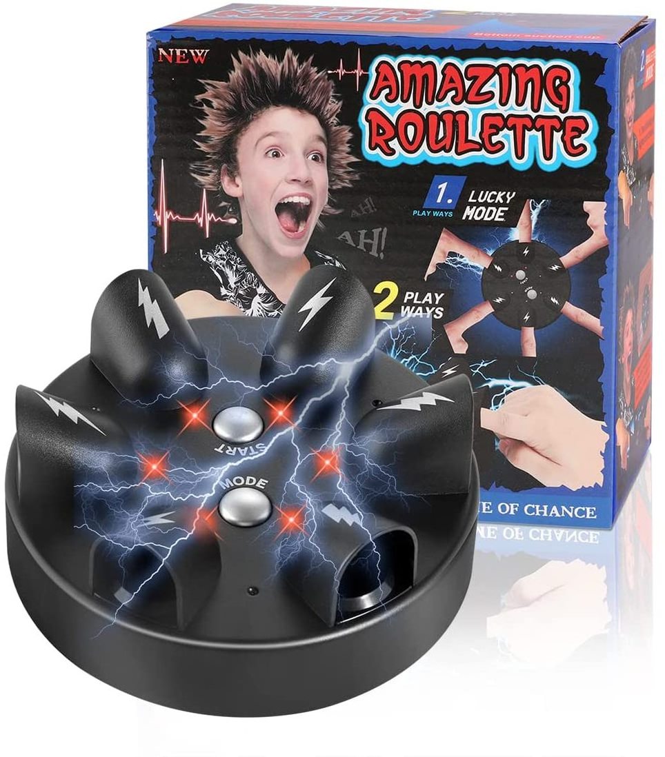 Test Finger Toy Truth Party Table Game, Finger Shock Game Shocking Roulette Amazing Roulette