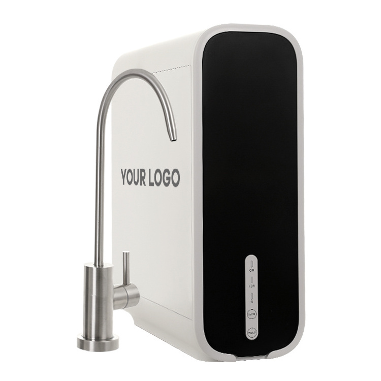 600 GPD RO Membrane TDS Monitoring Under Sink Household Tankless RO System With TDS Smart Faucet With NSF 58 Certificate