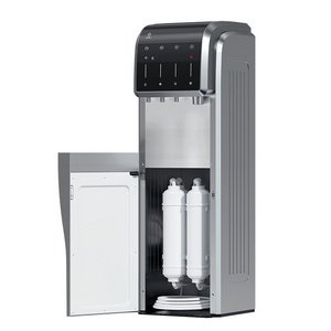 RO Water Filtration System Make Hot Cold Home Temperature Water OEM Factory Water Dispenser For Home With Ice Maker Function