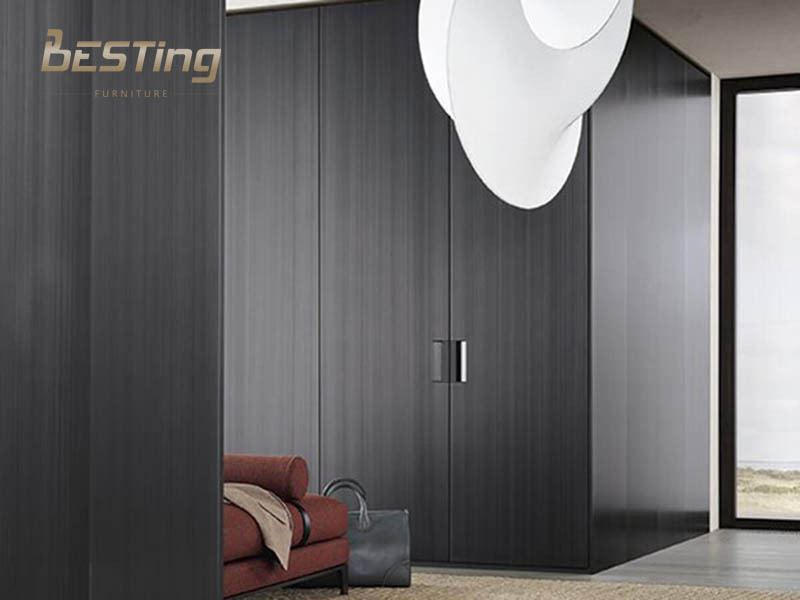 Nigeria luxury bedroom furniture chinese stainless steel metal magic cloth hanger wardrobes closet