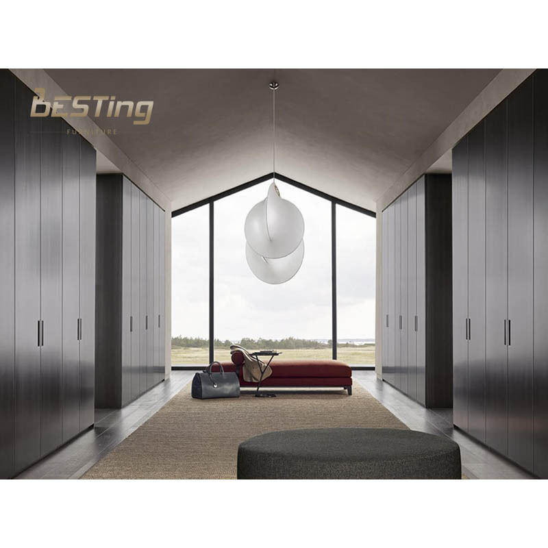 Nigeria luxury bedroom furniture chinese stainless steel metal magic cloth hanger wardrobes closet