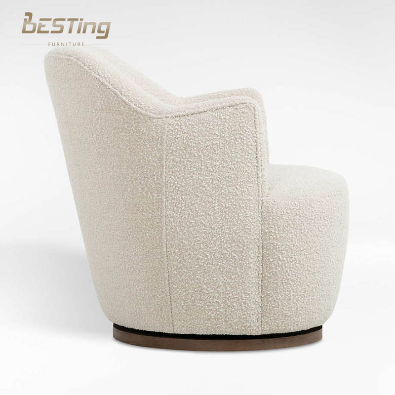 Hot Selling High Quality Luxury Modern Living Room Furniture Fabric Sofa Boucle Sherpa Chair