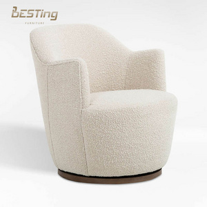 Hot Selling High Quality Luxury Modern Living Room Furniture Fabric Sofa Boucle Sherpa Chair