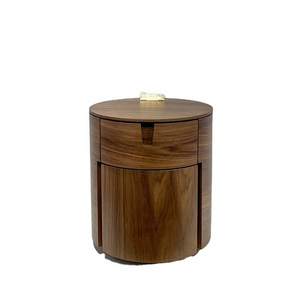 Modern minimalist style Wooden Bedside Table Furniture hotel bedroom wood frame nightstand