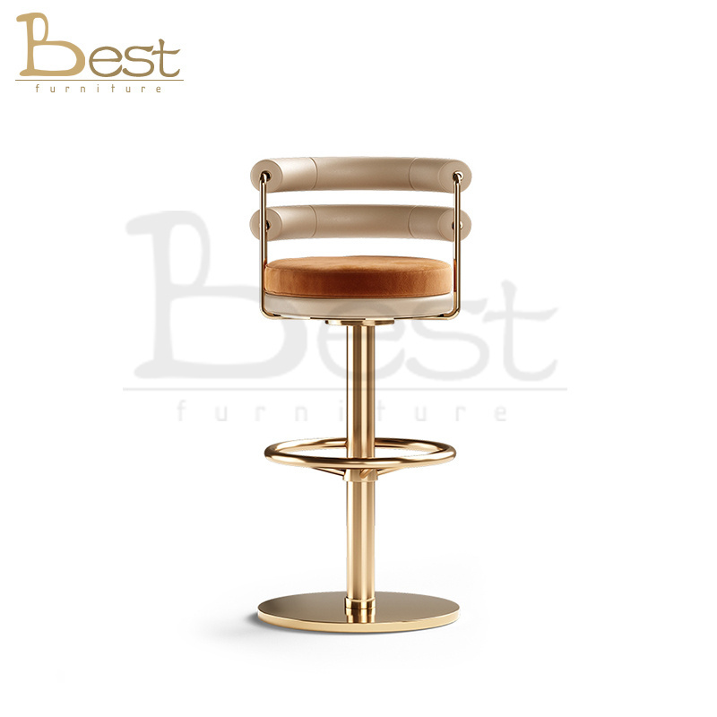 Top Quality Low Price Bar Chair Nordic Simplicity Height Adjustable Bar Stool for Home Dining Room Coffee Shop