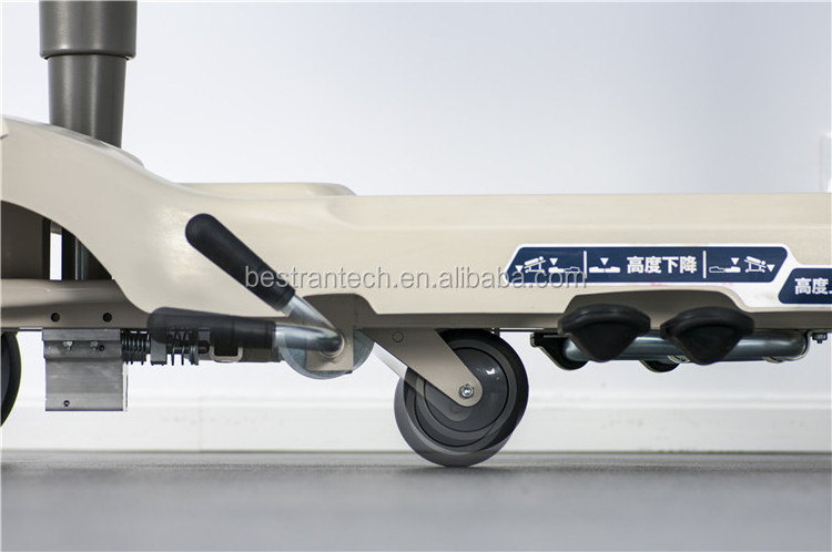 BT-TR033 2 Hospital Multi Function Hydraulic Transfer Stretcher Cart mobile medical patient transport trolley price