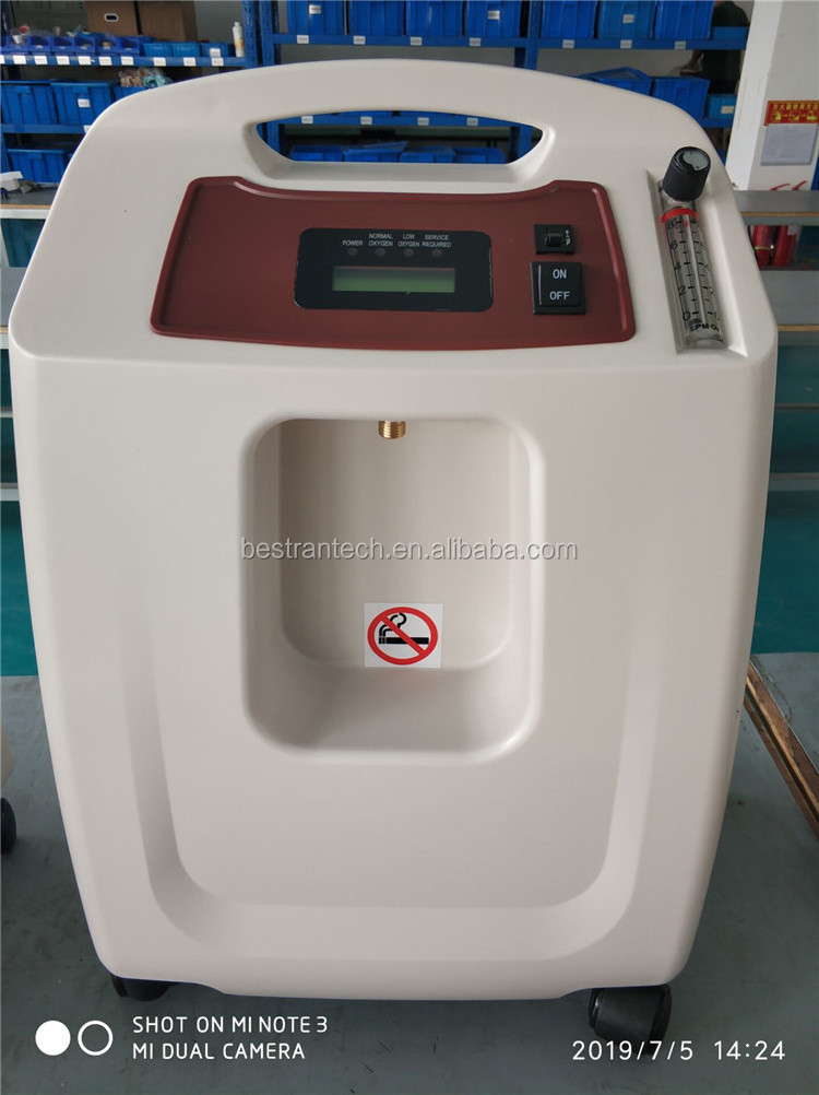 BT-OC06 Cheap Medical 5L/10L electric oxygen concentrator Oxygen generator machine with wheels price