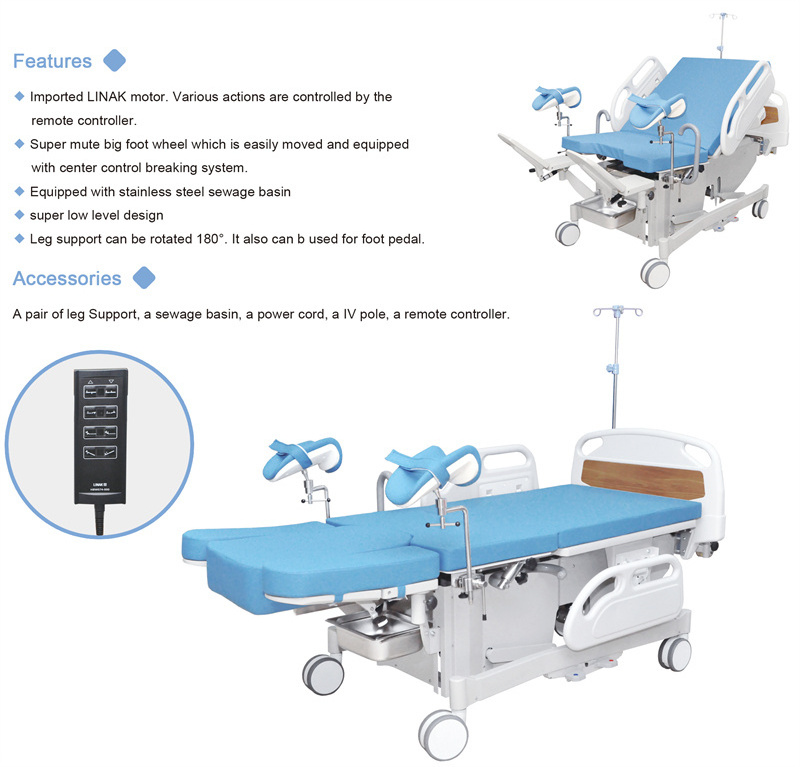 BT-LD006 Medical Examination Gynecology chair hospital labor baby birthing table price electric maternity delivery bed