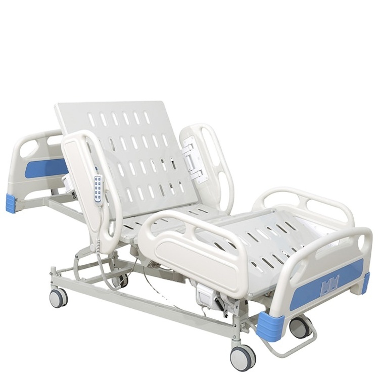 BT-AE011 China medical patient clinic nursing care 5 function electric automatic transfer sand cheap icu bed for hospital sale