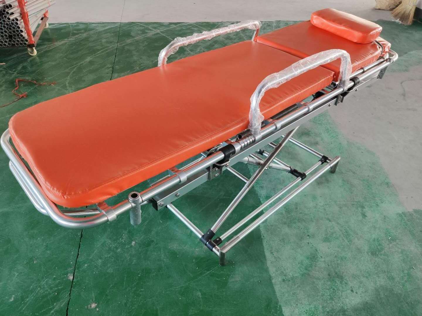 BT-TA015 durable safe non-magnetic comfortable convenient adjustable rescue patients medical hospital emergency stretcher bed