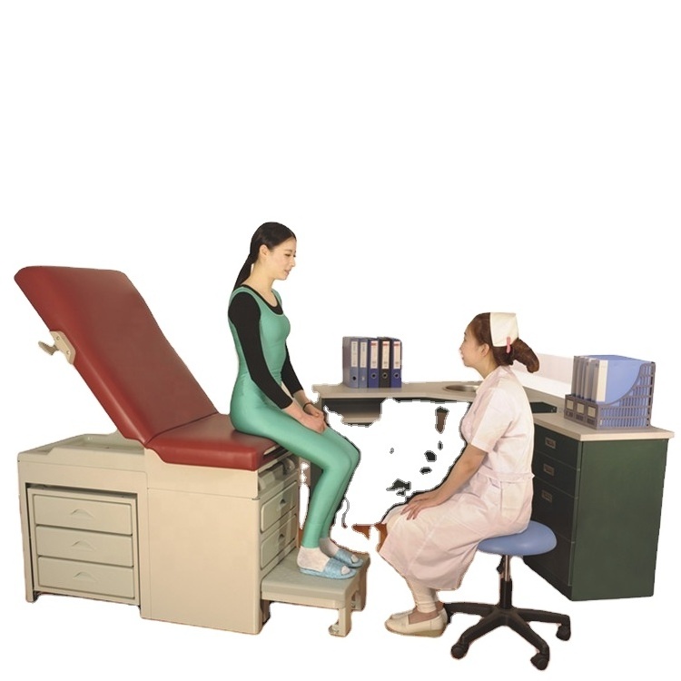 BT-EA020 Hospital medical patient female examination table gyn exam gynecological examination chair with stirrup