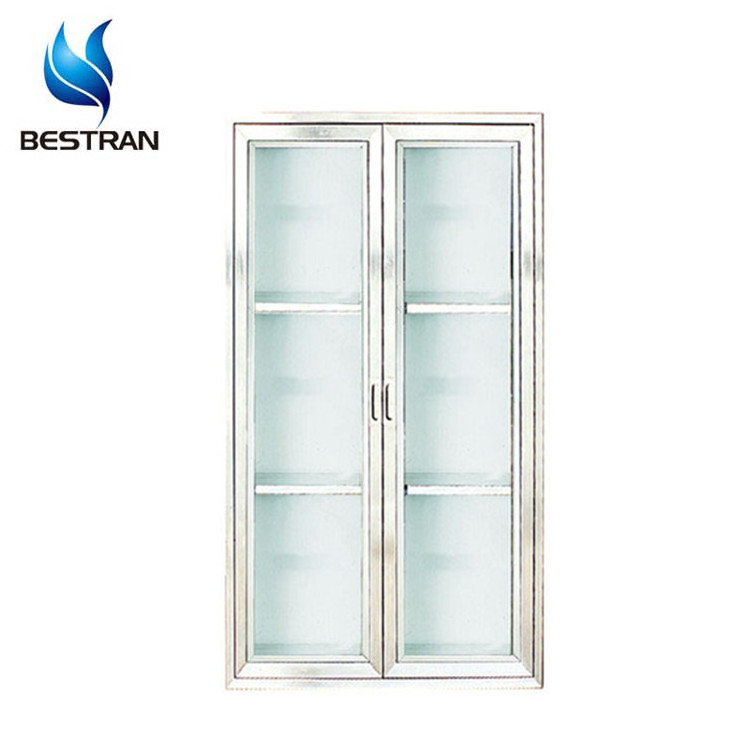 BT-AP007 Cheap hospital stainless steel/steel instrument cabinet standing medical medicine cupboard for sale