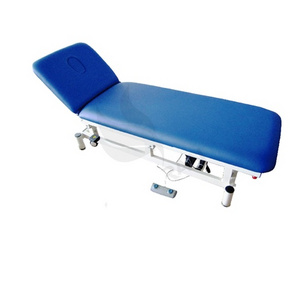 BT-EA013 Cheap Price Hospital electric two sections mobile treatment bed patient exam table medical examination couch