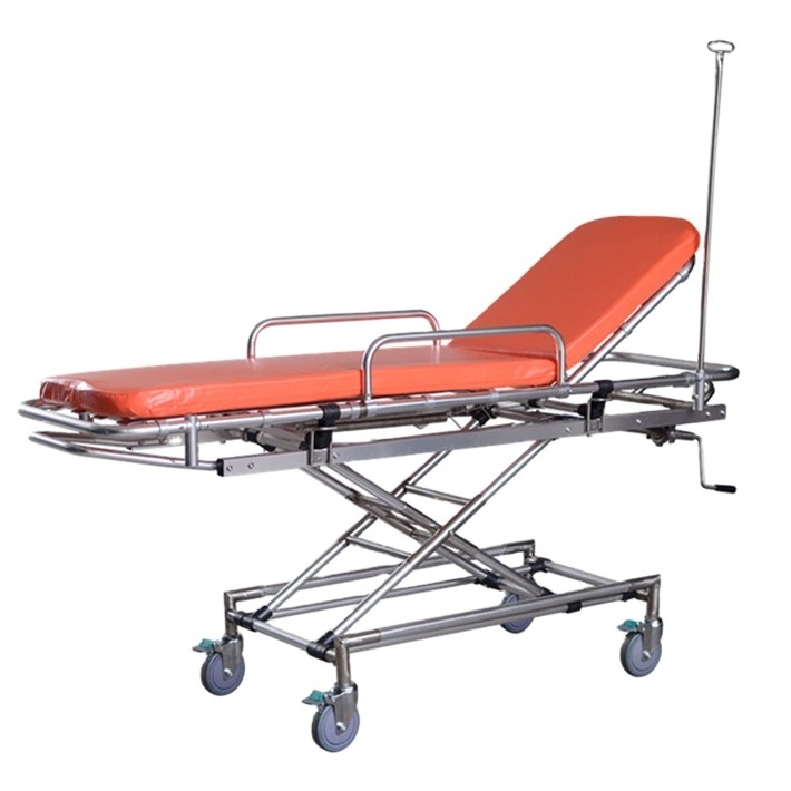 BT-TA015 durable safe non-magnetic comfortable convenient adjustable rescue patients medical hospital emergency stretcher bed