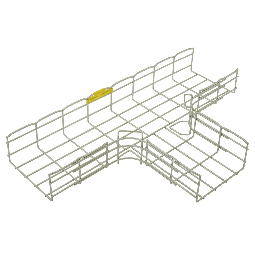 Cable Tray Horizontal Tee Inox 304, Wire Mesh Cable Tray 105mm Height, Cable Organizer From Bestray Vietnam Factory