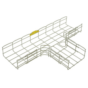 Cable Tray Horizontal Tee Inox 304, Wire Mesh Cable Tray 105mm Height, Cable Organizer From Bestray Vietnam Factory