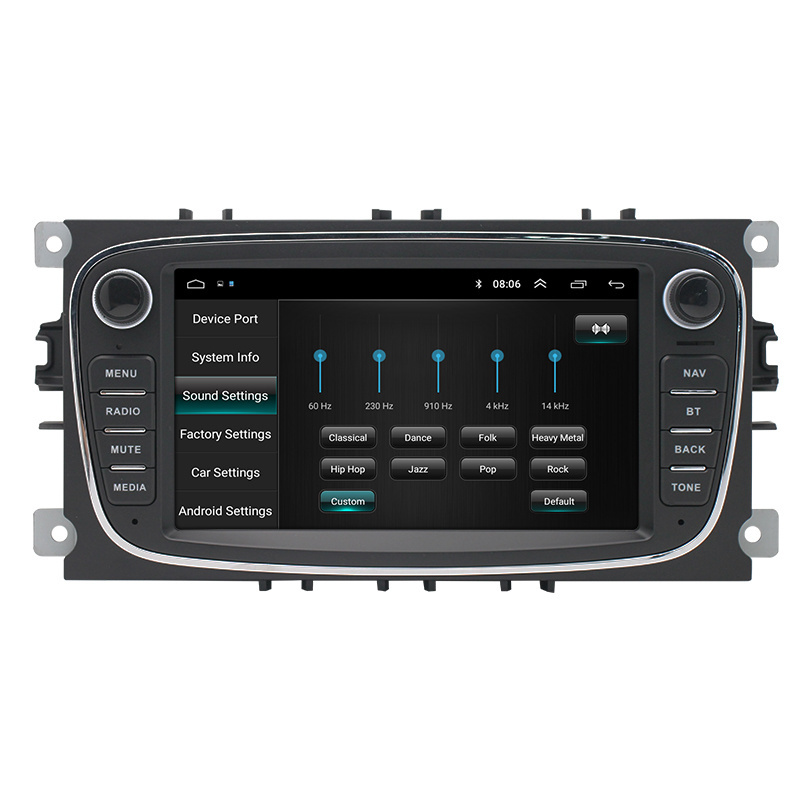 7 inch Android car radio gps player for ford Focus II/S-Max /Mondeo 9/Galaxy II /C-Max/Kuga touch screen car stereo video black