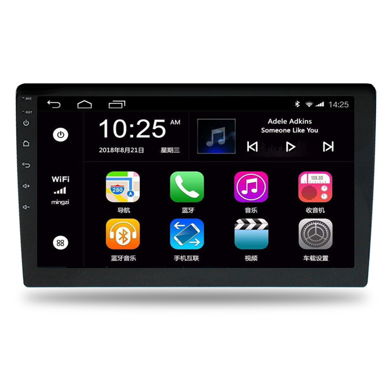 Good quality android car radio double din 2din 9 inch car dvd player with rear camera navigation wifi