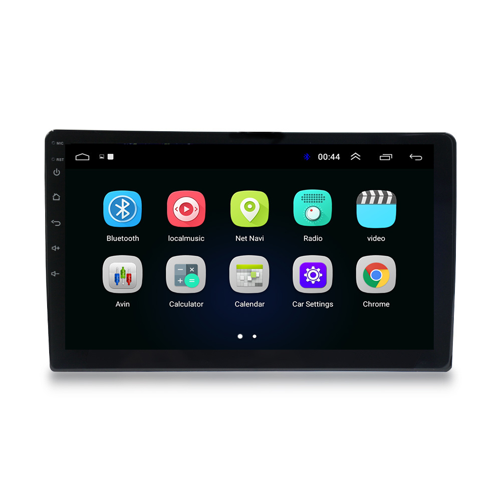 Good quality android car radio double din 2din 9 inch car dvd player with rear camera navigation wifi