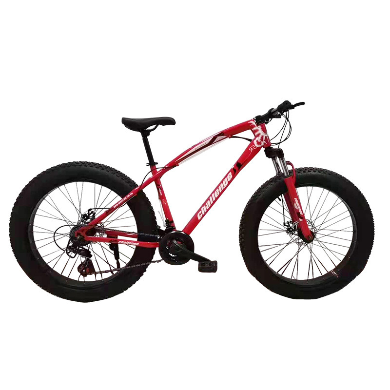 Fat Tire MTB  26 inches 21 speed Snow bike 24 speed  Beach Bicycle 27 speed whole sale mountain Bike