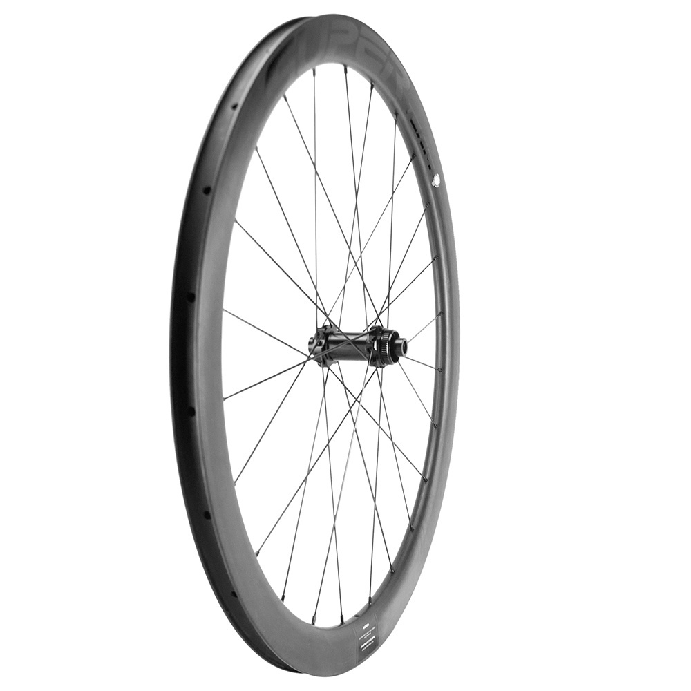 Superteam Carbon Road Bike Wheelset Tubeless Tubular 25mm Bicycle Rims OEM logo Disc Brake Set Carbon Fiber Wheels 700C