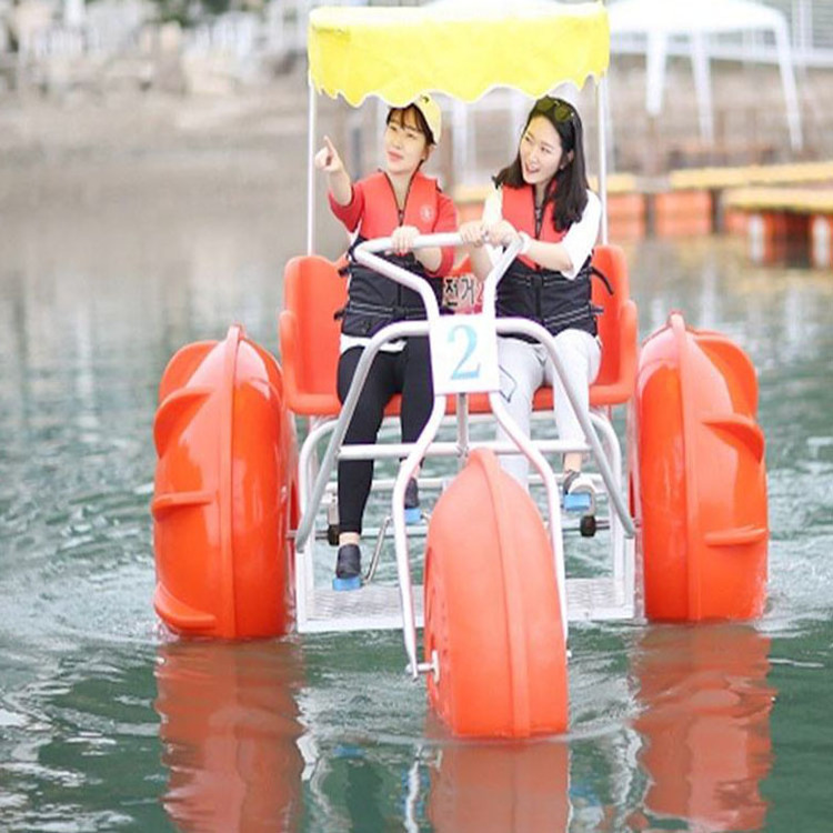 Classic Versatile Professional Production Adult Aqua Bike 3 Wheel Water Sports Fun Tricycle