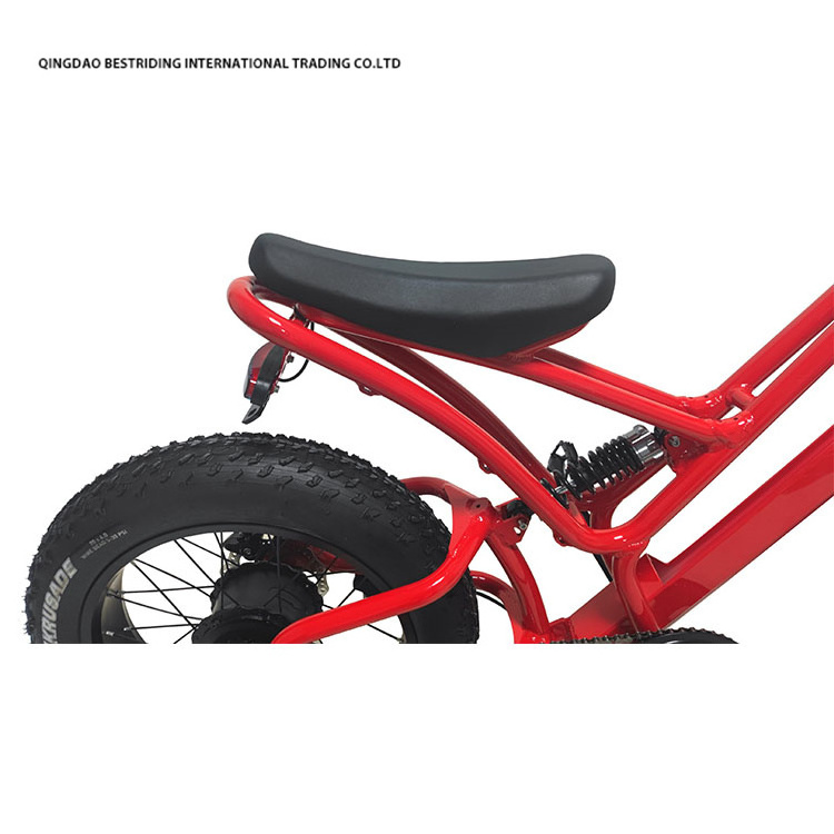 New Style Electric Bike 48v 500w Motor Ebike 2 Wheel 20 Inch Fat Tire Electric Bicycle