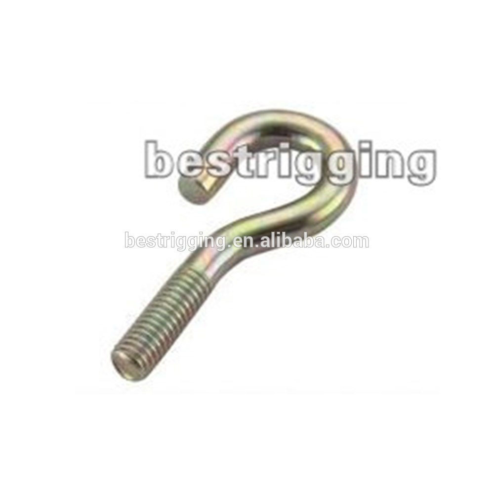 Steel  Metric Threaded Hardware Eye Bolt Eyebolt Screw in Spiral Hanger C Cup Hook