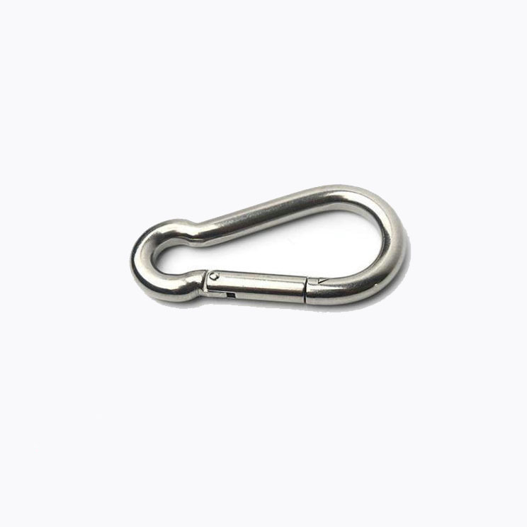 DIN5299 Stainless Steel Carabiner Hook Carbine Metal Spring Buckle Key Ring carabine Heavy Duty For Camping Hiking 304 Snap Hook