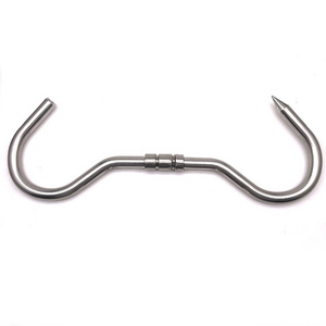 BT-127 Stainless Steel 304 12MM Rotatable Butcher Swivel Meat S hook Metal Hanging Hook Sliding Hook