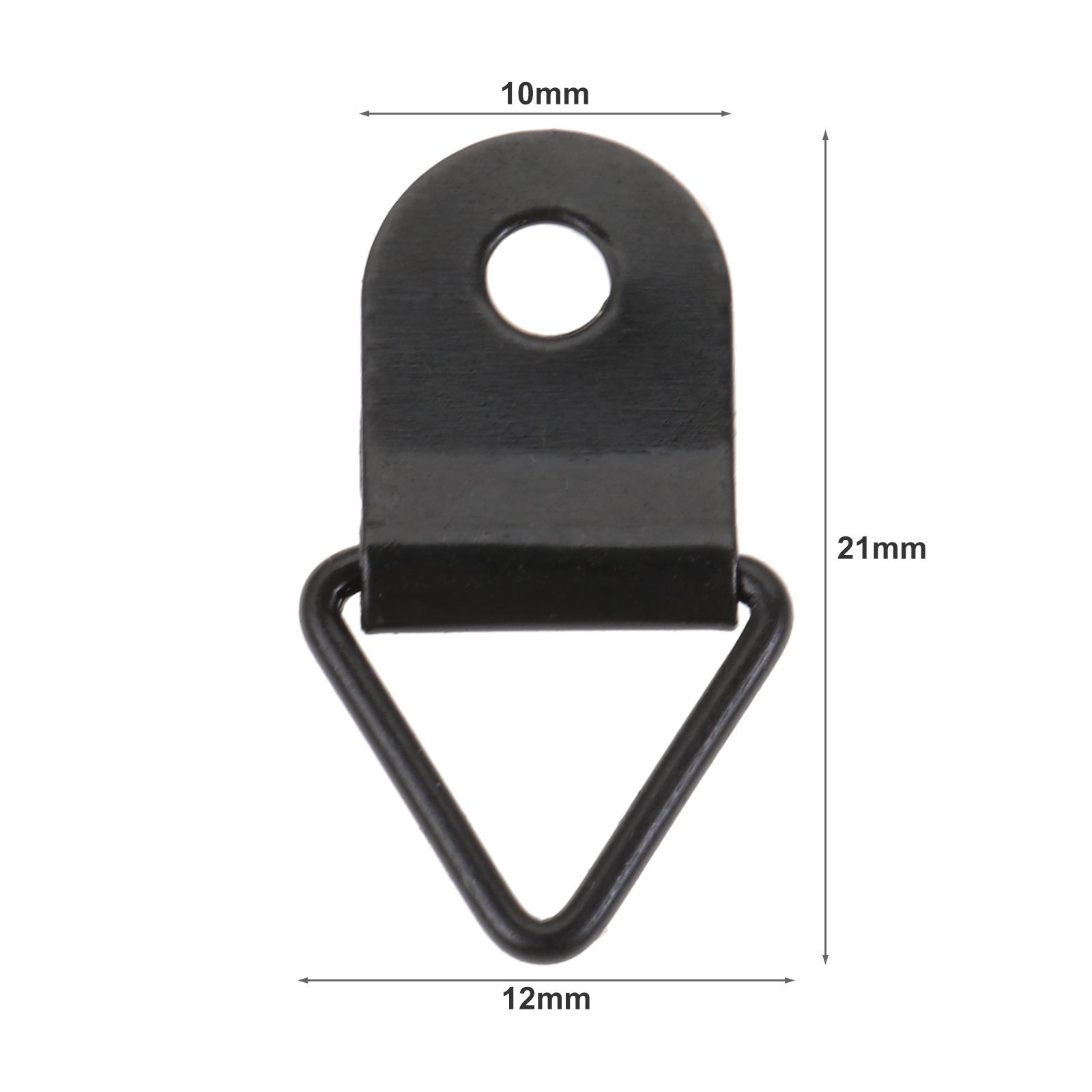 Metal Photo Picture Frame Hanger Wall Mount Hanger Picture Hanging Hooks Small Triangle Ring Picture Hangers Hardware