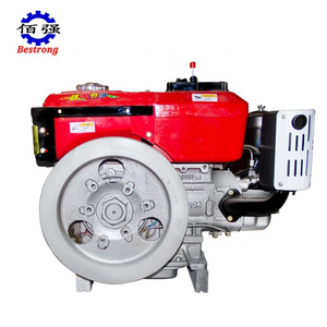 High Quality Direct injection Four-Stroke Small Single Cylinder  12HP 13HP Diesel Engine ZR192 R192 for Agriculture machinery