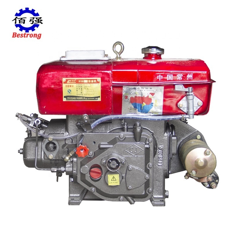 Agricultural Machinery Small Mini 8Hp Single Cylinder Diesel Engine Model R180  5.15KW