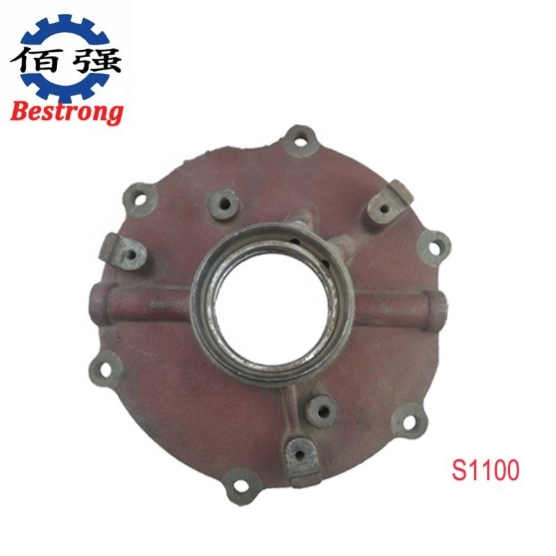 R175 S195 S1100 Diesel Engine Spare Parts Main Bearing , Mainshaft Cover Cap , Crankshaft Cover Cap