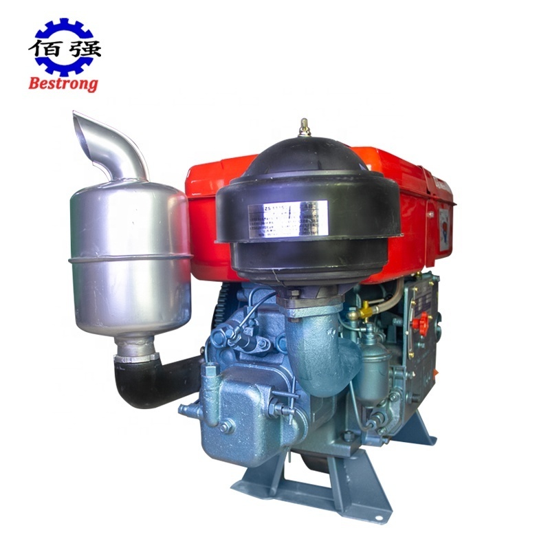 High Quality Four-Stroke Powerful Single Cylinder  20HP 22HP Diesel Engine ZS1115 Direct Injection