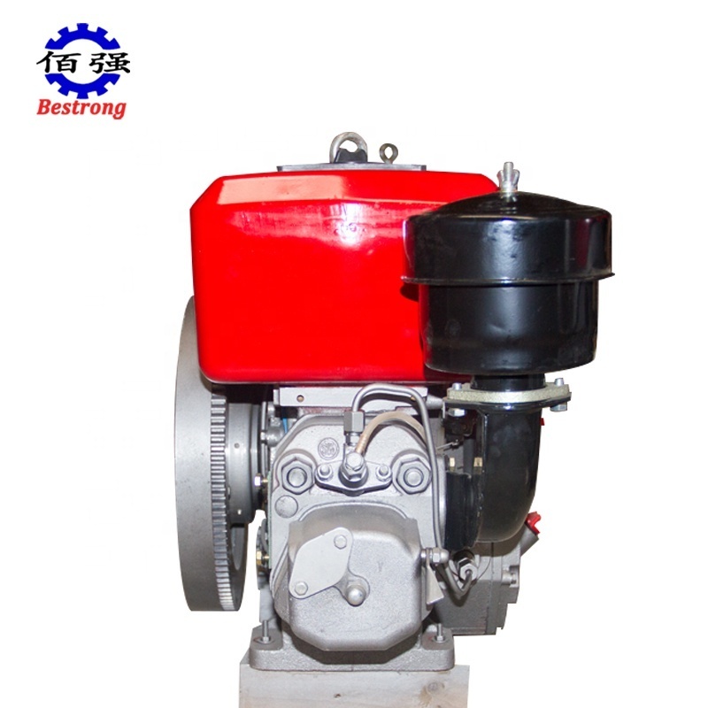 High Quality Direct injection Four-Stroke Small Single Cylinder 12HP Diesel Engine ZR195 S195 ZS195 for Agriculture machinery