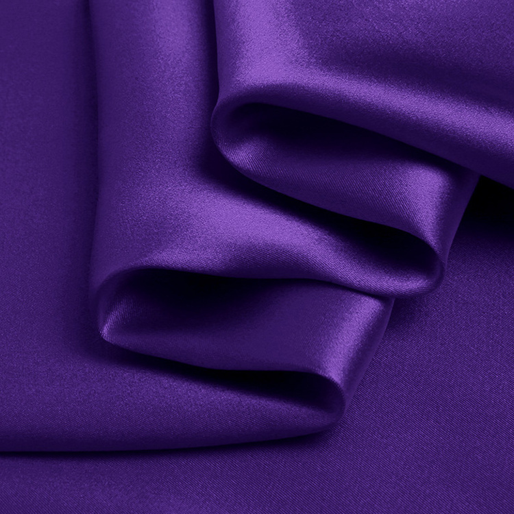 Wholesale High Quality Duchess Satin Silk Fabric Matte Satin Silk Printed Fabric