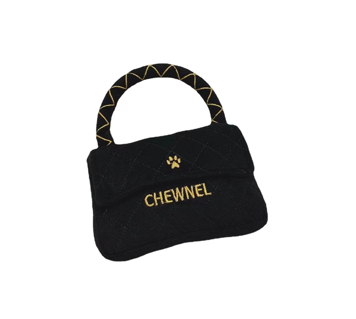 Wholesale Luxury Brand Chew Chewnel Bag Pet Modern Toys Plush Squeaky Designer Dog Toys