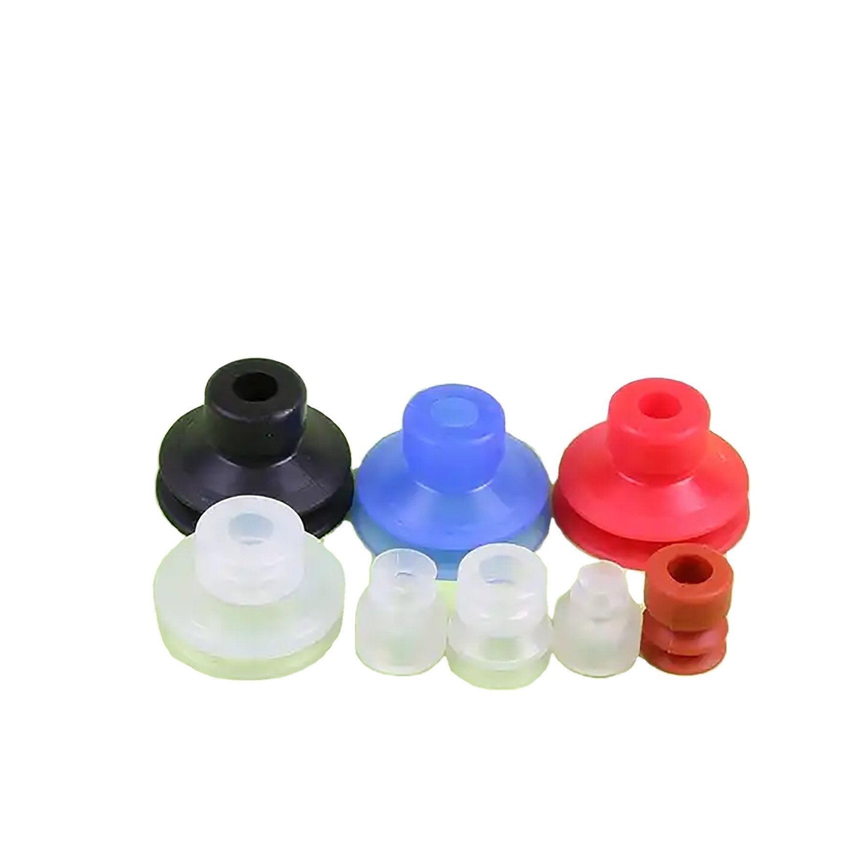 High Quality Silicone Rubber Vacuum Transparent Screw Suction Cup