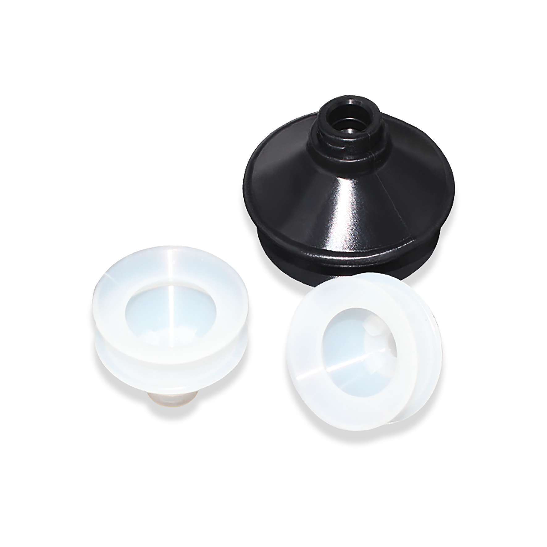 High Quality Silicone Rubber Vacuum Transparent Screw Suction Cup