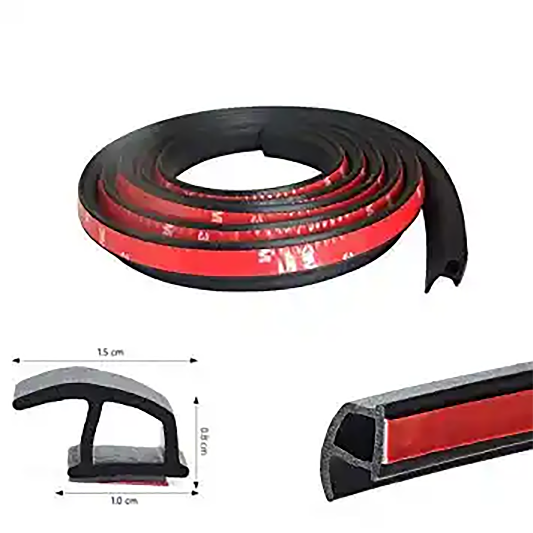 Factory selling foam epdm Car Door Edge Trim Self Adhesive Rubber Seal Strip Weatherstrip for automobile Window Door Protector