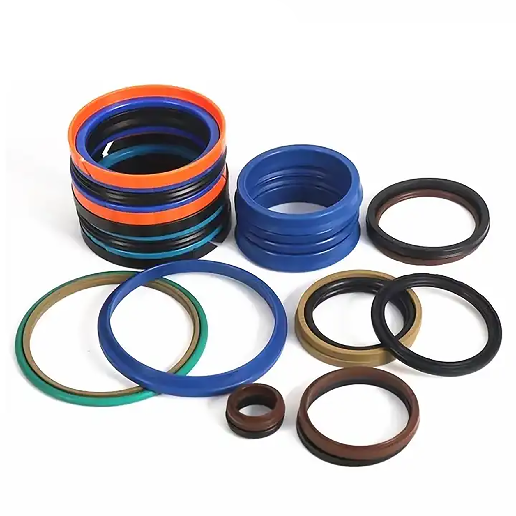 China Manufacturer Hydraulic Cylinder Seal Kit Piston Rod U Cup PU Wiper Hydraulic Seals UN SPGO V Packing Hydraulic Seal