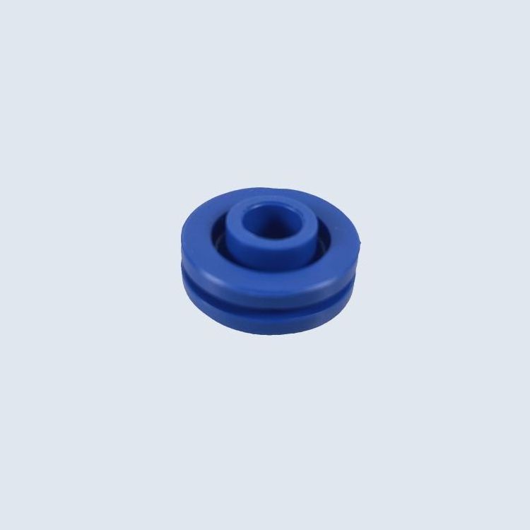 Custom Waterproof Angle Rectangular Computer Case Parts Cable Rubber Grommet For Cable Lug