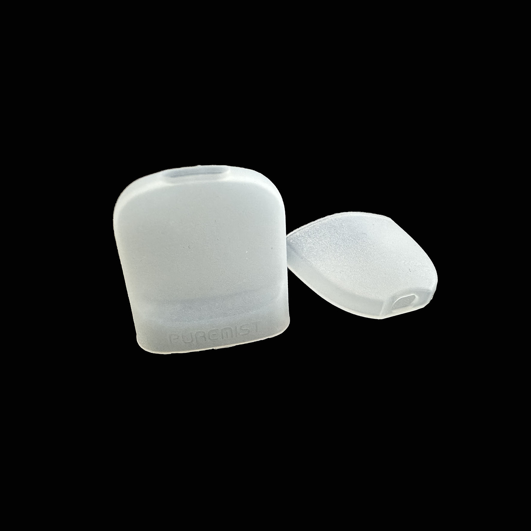 Transparent Silicone Disposable Mouthpiece Tips One Time Testing Drip Tips